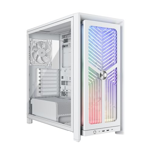 Image of Corsair Frame 4000X RS Modular Mid-Tower ATX PC Case - White