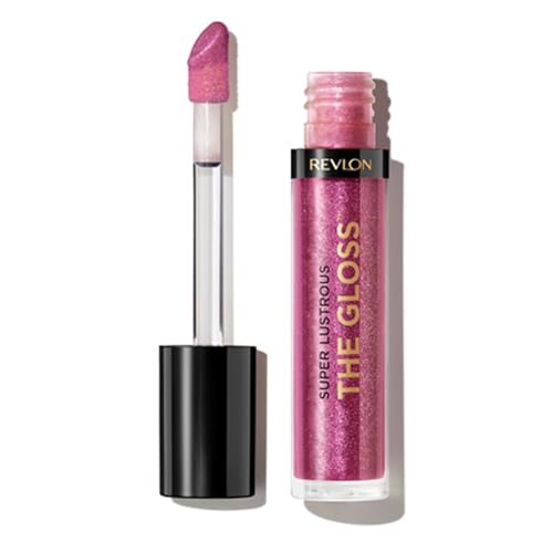 Image of Revlon Super Lustrous Lip Gloss, Non-Sticky, Hydrating, High Shine Finish, 275 Dusk Darling, 0.13 oz (Pack of 2)