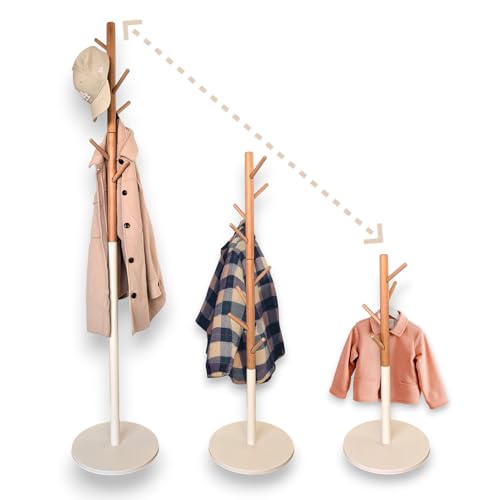 Lamavia Garderobenständer, Kleiderständer, höhenverstellbar...