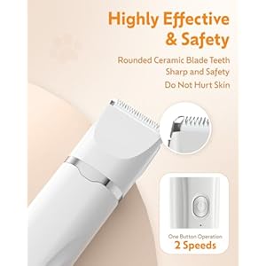 Dogs Hair Clippers Grooming Kit with Nail Grinder, 4 in 1 Cordless Electric Trimmer for Dogs Cat Low Noise USB Rechargeable, Pet Clippers Grooming Paws, Eyes, Ears, Face,Nail, Matted Hair
