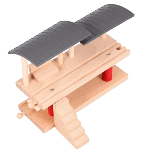 Accessoire de construction de train en bois pour stabiliser et enrichir les circuits