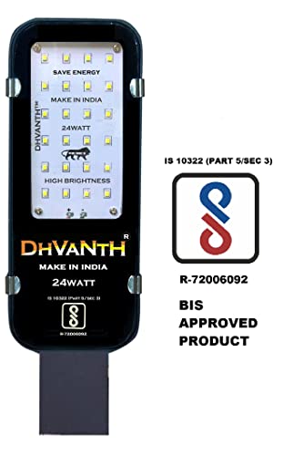 Image of DHVANTH LED 24Watt Outdoor Waterproof Street Light with Osram LED, Aluminum Body, IP 65 Driver for Outdoor use. 24W Pack-1