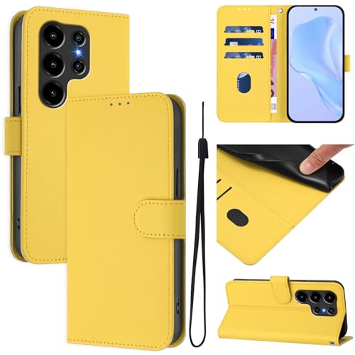 �X�}�z�P�[�X �Ή��@�� for Blackview Wave 10 �X�}�z�P�[�X�y�J�[�h�z���_�[�E�E�H���b�g�E�}�O�l�b�g�o�b�N���E�t���b�v�E�X�^���h�@�\�t���zYellow