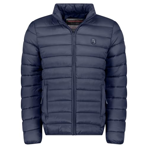 Geographical Norway Amigotal Men Basic - Doudoune Chaude Matelassee Homme Automne Hiver - Veste Manteau Chaud - Blouson Coupe Vent Manches Longues Rembourrage - Hommes...
