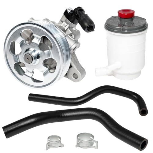 Power Steering Pump and Reservoir Tank for Honda Accord 2008-2012 L4 2.4L