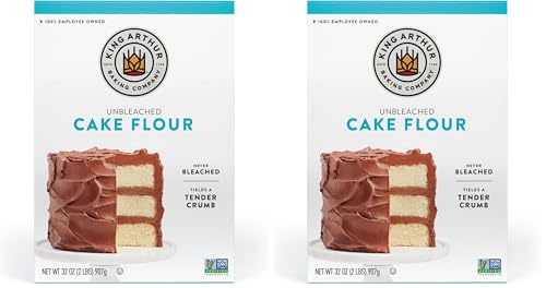 King Arthur, Cake Flour Unbleached and Unenriched, Non-GMO Project Verified, No Preservatives, 2...