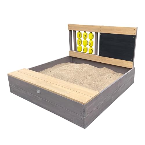 Bac à sable Axi Kitty pour occuper les enfants au jardin avec un jeu de morpion en bois