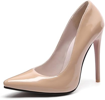 Amazon.com: DEERBUNNY Zapatos de tacón alto de aguja de 4 pulgadas de moda  para mujer, zapatos de fiesta sexy con punta puntiaguda : Ropa, Zapatos y  Joyería