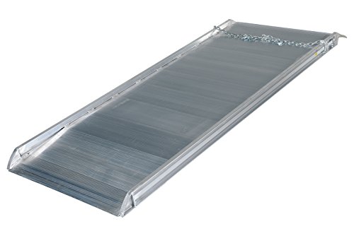 Vestil AWR-38-8A Aluminum Wheel Walk Ramp Overlapping Style 96 Inch X 38 Inch 2500 Lb. Capacity Silver thumb #1