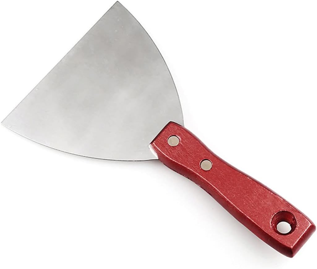 Putty Scrapers Knife,Painters Tool, Paint Remover for Wood, Scraper, Wallpaper, Baking, Spackling, Patching and Painting,4inch (Size : 5inch)
