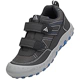 Mishansha Kinderschuhe Trekking Wanderschuhe Jungen Outdoor Halbschuhe Atmungsaktive Freizeitschuhe Leichte Walking Laufschuhe Stil: 2 Grau Gr.32