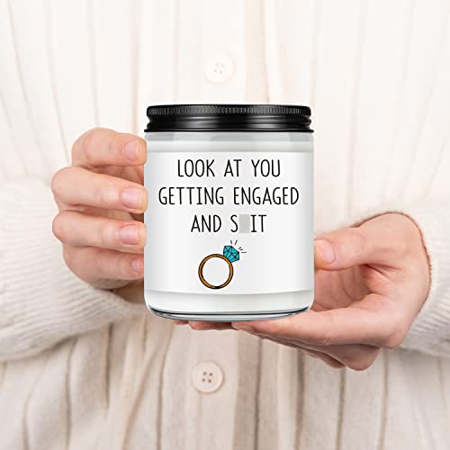 Leado Scented Candles - Engagement Gifts For Couples - Engagement Gift, Funny Engagement Gifts For Women, Friends, Fiance, Bride, Newly Engaged Gifts, Unique Engagement Gifts - Engaged Gifts For Her #TOP3