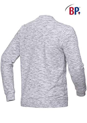 Sweat-shirt coton et polyester Blanc Space S durable de la gamme BP Essentials - 3