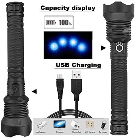 Torcia LED 4 in 1 Super Bright 900 Lumen Luce rossa e verde Luce blu