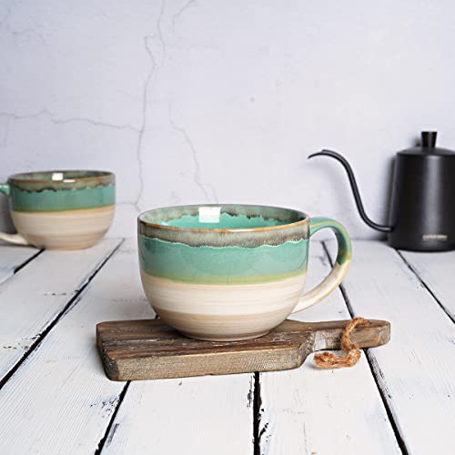 Bosmarlin Ceramic Jumbo Coffee Mug Set Of 2 thumb #3