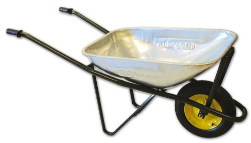 Carriola Standard Zincata Smontata con Ruota Pneumatica capacità 70 litri