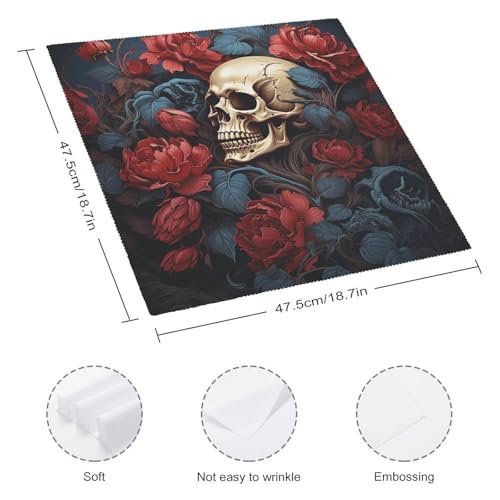 Serviettes de table réutilisables contre le gaspillage pour fêtes et mariages (set de 4)