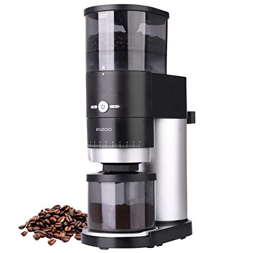 ENZOO Conical Burr Coffee Grinder, Electric Coffee Bean Grinder with