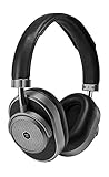 Master & Dynamic MW65 Active Noise-Cancelling (Anc) Wireless Headphones – Bluetooth Over-Ear Headphones with Mic – Gunmetal/ Black Leather