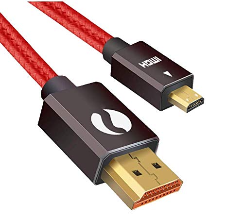 Micro HDMI zu HDMI Kabel 2.0 3D 4k 1080P Hochgeschwindigkeits HDMI Kabel Adapter 1m 2m 3m 5m für HD TV PS3 Xbox PC Kamera Micro HDMI Kabel