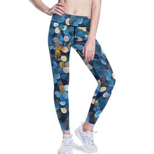 Pantalones de yoga con control de abdomen para mujer tipo capri deportivo de compresión tallas XS-XXL