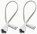 Traodin T5 T8 LED Lamp Connecting Wire Ceiling Lights Daylight LED Integrated Tube Cable Linkable Cords for LED Tube Lamp Holder Socket Fittings with Cables 30CM (2-Pack 3Pin M/F)