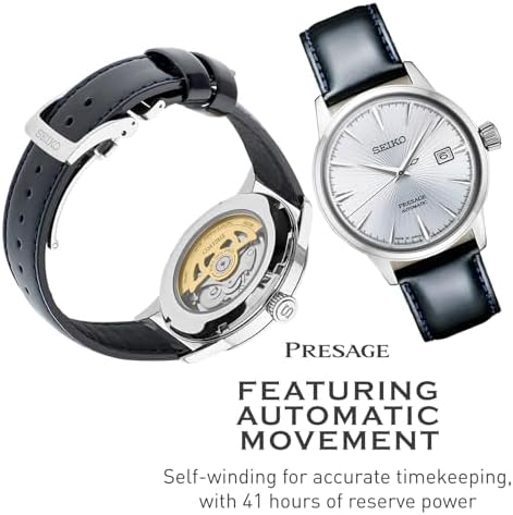 SEIKO SRPB43 Men's PRESAGE Automatic Watch w/Date, Blue - 2