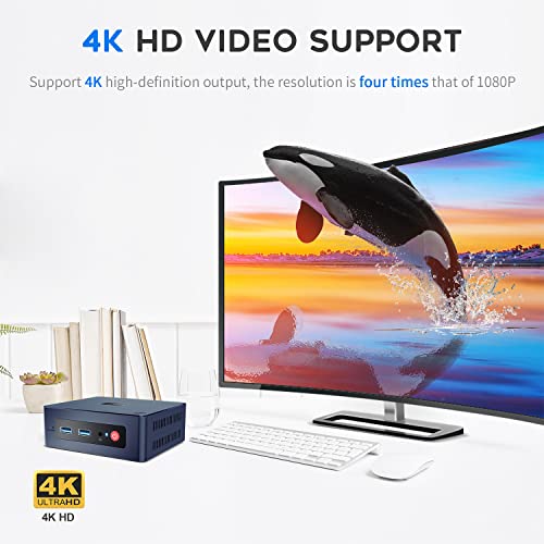 Image of Beelink New 11th Generation Mini PC,Intel N5095 Processor (up to 2.9GHZ),Mini Computer with 8GB DDR4 RAM /256GB M.2 SATA SSD,Supports Extended HDD&SSD /Dual HDMI /WiFi5 /BT5.0