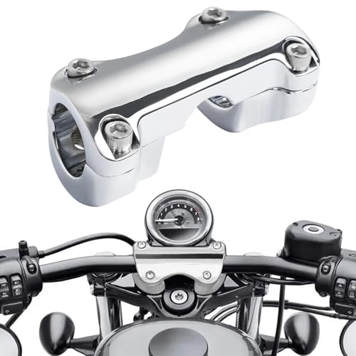 Guidon surélevé pour Harley Road Glide : rehausseur moto 1,25 pouce de 1988 à 2023