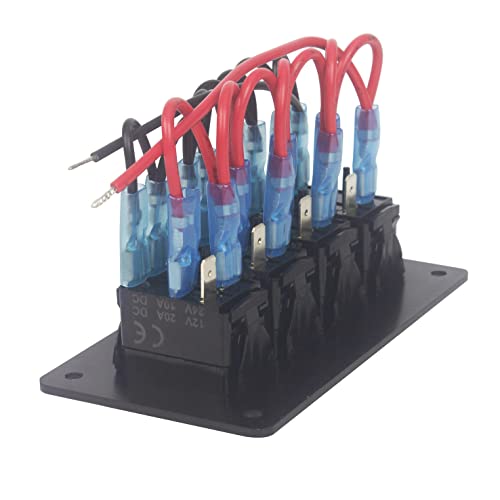 Image of 4 Gang Swicth Panel RZR Toggle Switch Wiring Connect Jumper Wire Set for Car Boat Jeep Pickup Golf Cart ARB Rocker Switch Connect