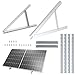 Produktbild NuaSol Halterung für Solarpanel Aufständerung bis 72 cm Flachdach PV Solarmodul | Verstellbar 0-90° | Set | Aluminium | Montagematerial
