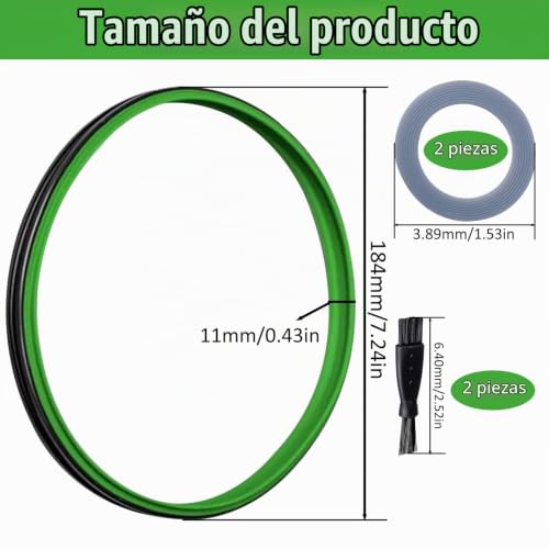 Miniatura 2 de Squamify Junta De Tapa De Bol Para Thermomix Tm31, Accesorios Para Thermomix Tm31, Con Junta De Sellado De Cuchilla Y Cepillo De Limpieza