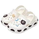 GIWONET Klassische Kinder Clogs - Sandalen & Hausschuhe - Leichte, Bequeme EVA Gartenschuhe und Badesandalen - Unisex für Jungen & Mädchen Weiß 180=26/27 EU