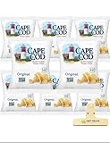 Cape Cod Chips | Original Kettle Cooked Potato Chips, Gluten-Free 0.75oz Bags | Comes with Gift Trove Bag Clip (8 Pack - (0.75oz Bags), Original)