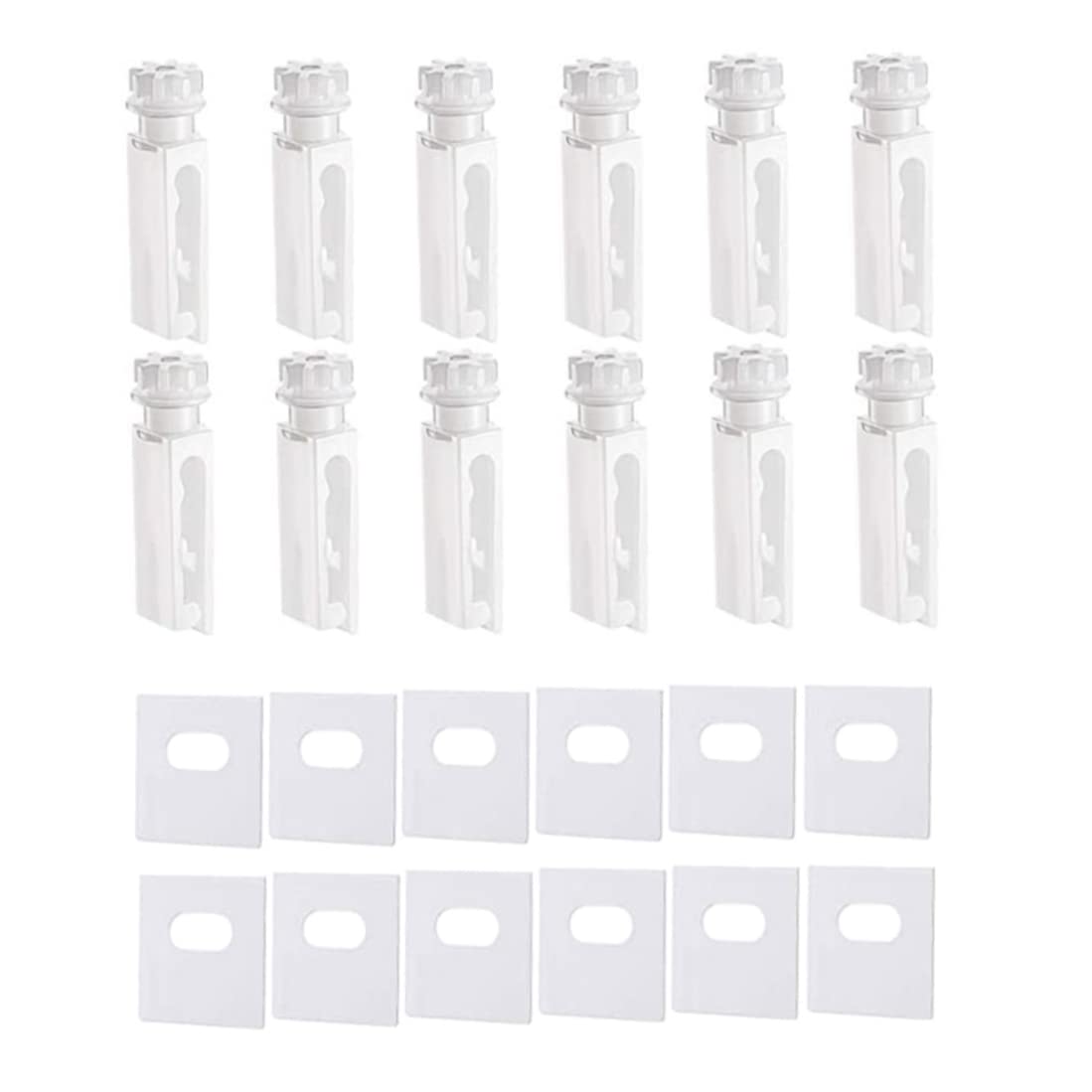 Pineeseatile Vertical Blinds Tabs Stem Replacement Clips for Broken Vertical Blinds Repair Kit