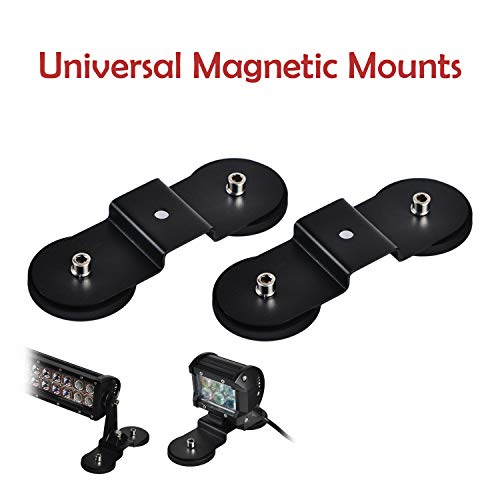 Omotor Universal Magnetic Base Powerful Mount Bracket Sucker Holder Roof/ Hood Led Light Bar Offroad cover