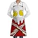 Produktbild Drempad Premium Schürze Eier Bacon Totenkopf Mode wasserdicht langlebig Schürze mit Taschen für Damen Herren Chef