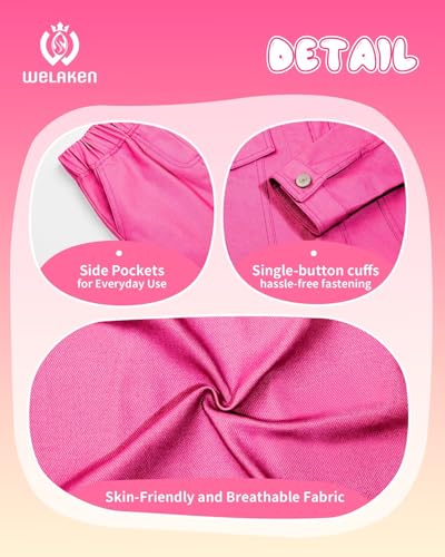 Image of WELAKEN Denim Skirt Sets for Girls Kids & Teen (Jean Jacket + Mini Skirts) II Girl's Clothing Sets