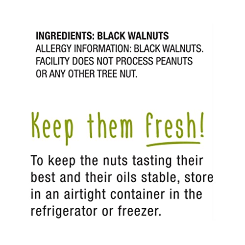 image for Hammons Fancy Large Black Walnuts -Wild Harvested - Non-GMO - Gluten-F