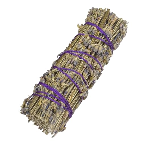 Générique Bouquet De Lavande Bio - Bâton Fumigation Naturel, Purification Spirituelle, Outil Relaxation, Bâtonnet pour La Méditation avec Fleurs Séchées | À Les Rituels Yoga Et Maison Meilleurs