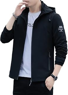 [AYISTELU] ジャケット メンズ ウインドブレーカー ジャンパー 防水 裏起毛 防寒 暖かい マウンテンパーカー ブルゾン 大きいサイズ アウトドアジャケット フード付き カジュアル おしゃれ メンズ コート 秋 冬 服