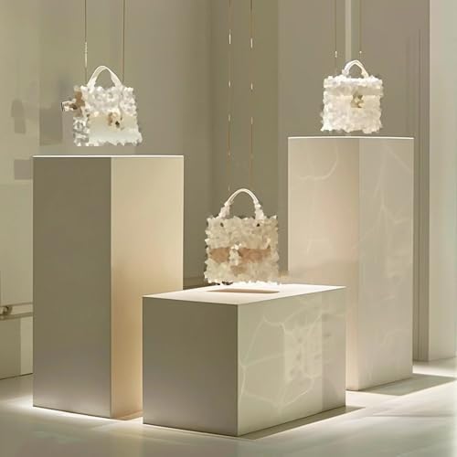 Versatile Mannequin Display Stand for Clothing, Shoes & Accessories | Stylish Pedestal Riser for Bridal Shops | Eye-Catching Merchandising Platform 50x50x15cm image 3
