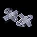 BaoFufc 5Pcs Aquarium Dividers Clips with 1.2 Inch Suction Cups Soft Sucker Holders for Fish Tanks Divider Support Clip Bracket Aquarium Heater Light Thermometers Gravel Sand Decorations