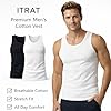 Mens Vest Tops Multipack Sleeveless Plain Undershirts Out Door Top Everyday Athletic wear Workout Shirts Men's Cotton Vests Tank Tops (3XL White) #4
