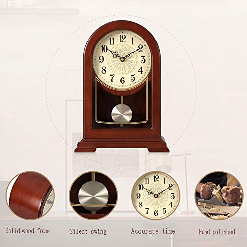 Reloj de escritorio que soluciona paredes vacías dando vida con madera 4