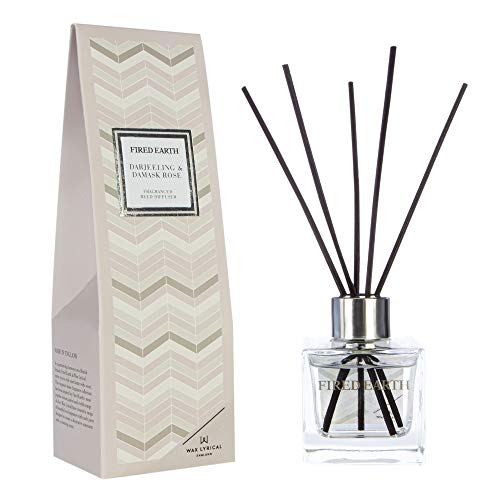Wax Lyrical Wax Lyrcal Fired Earth Darjeeling & Rose, 100ml, Small Reed Diffuser
