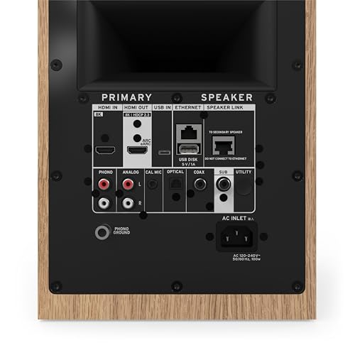 Image of Klipsch The Sevens II Dolby Atmos 6.5 inch Powered Speakers Red Oak (Pair)