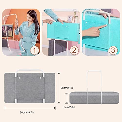 Bed Rail for Toddlers, 4PCS Baby Bed Rails Guard with Reinforced Screw Safety System, Extra Long Composable Toddler Bedrail Guard Assist Rail for Baby Twin, Double, Full-Size Queen & King Mattress - Thumbnail 5