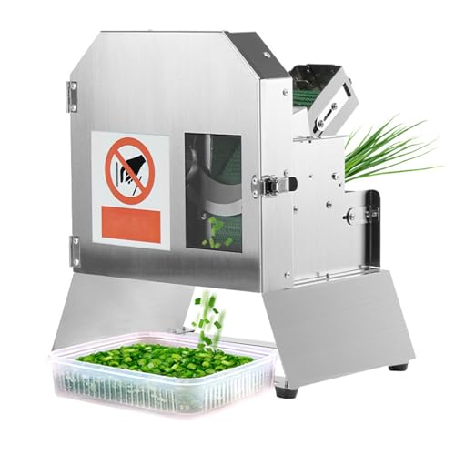 Cortadora Comercial de Vegetales Eléctrica 300W Acero