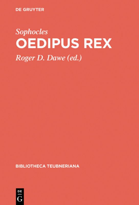 Oedipus rex (Bibliotheca scriptorum Graecorum et Romanorum Teubneriana) (Ancient Greek Edition)